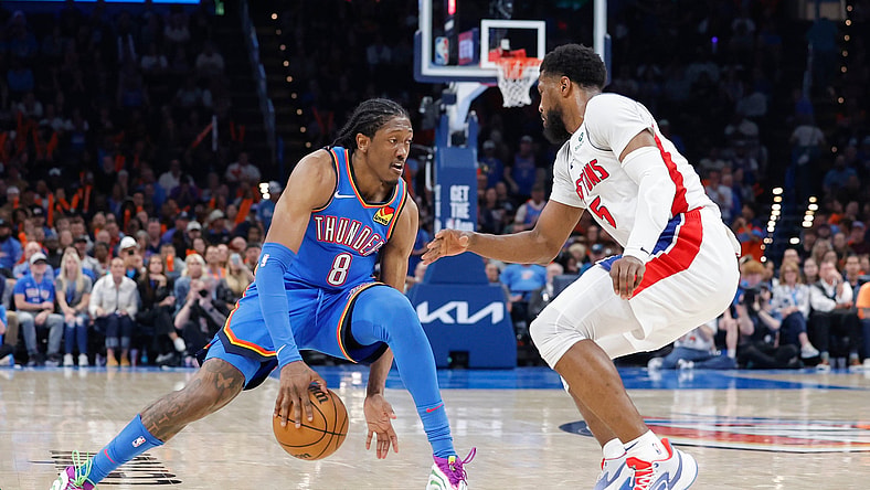 NBA: Detroit Pistons at Oklahoma City Thunder