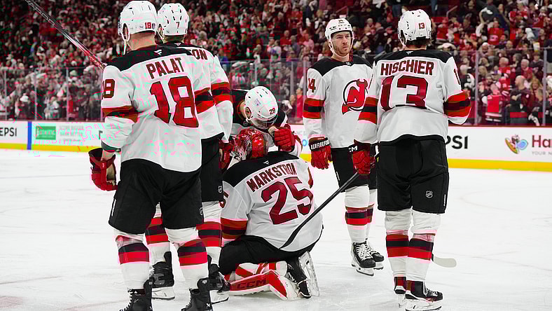 NHL: Stanley Cup Playoffs-New Jersey Devils at Carolina Hurricanes