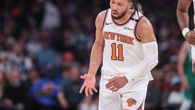 NBA: Playoffs-Boston Celtics at New York Knicks, Jalen Brunson