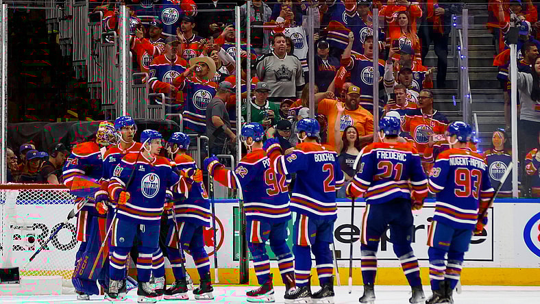 NHL: Stanley Cup Playoffs-Dallas Stars at Edmonton Oilers