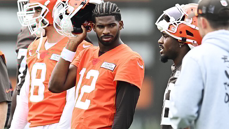 Cleveland Browns quarterback Shedeur Sanders