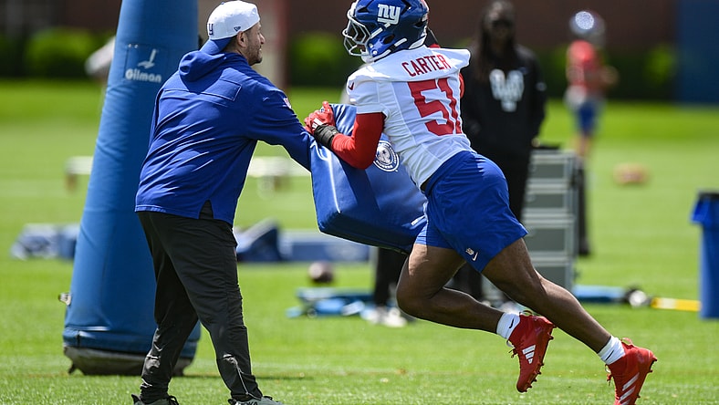 New York Giants edge rusher Abdul Carter