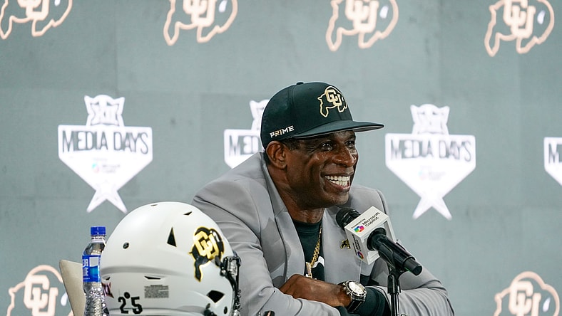 Colorado head coach Deion Sanders