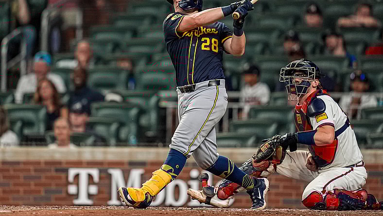 Milwaukee Brewers first baseman Andrew Vaughn