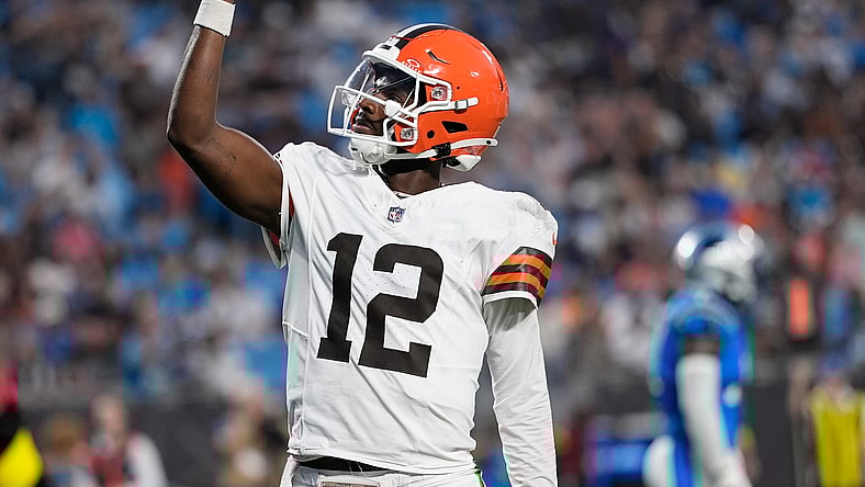 Cleveland Browns quarterback Shedeur Sanders