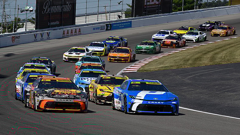 NASCAR results today