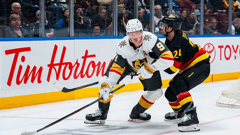 NHL: Vegas Golden Knights at Vancouver Canucks