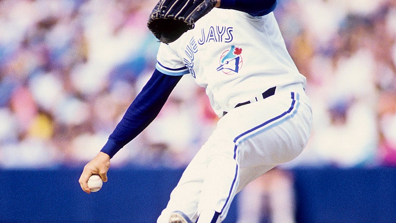 Tom Henke throw pitch for Toronto Blue Jays