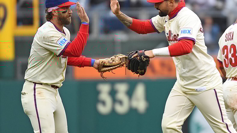 Bryce Harper and Nick Castellanos