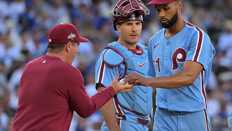 Philadelphia Phillies pitcher Cristopher Sanchez