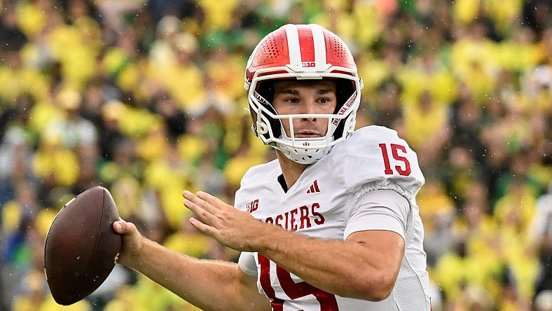 Indiana Hoosiers quarterback Fernando Mendoza Raiders