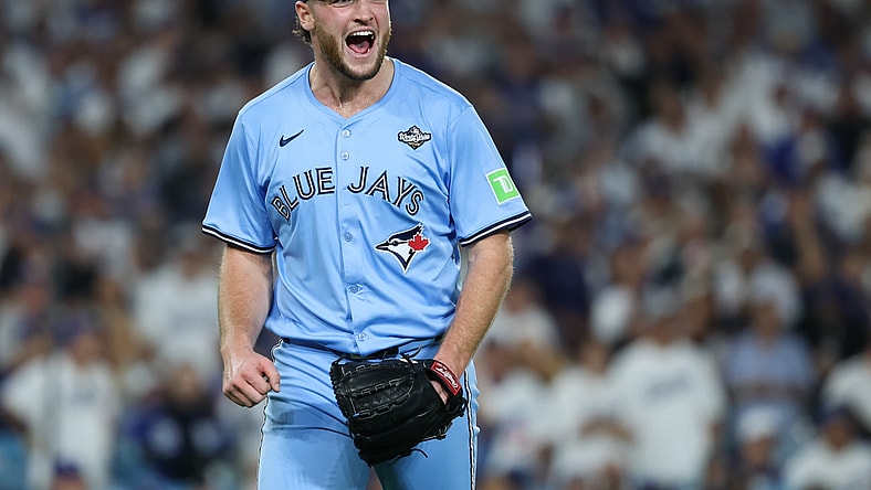 MLB: World Series-Trey Yesavage, Toronto Blue Jays at Los Angeles Dodgers