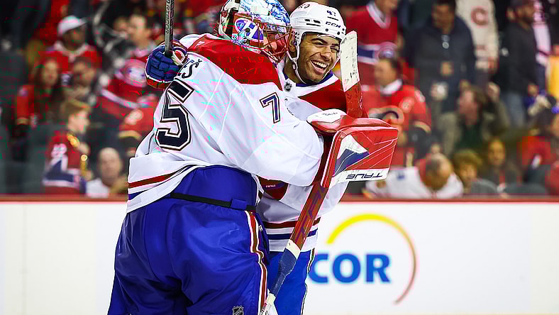 NHL: Montreal Canadiens at Calgary Flames