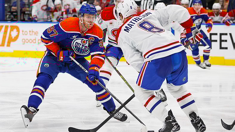 NHL: Montreal Canadiens at Edmonton Oilers