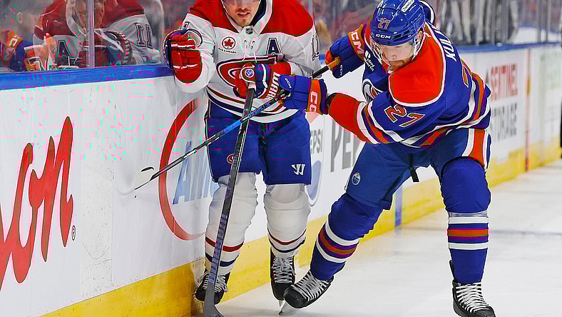 NHL: Montreal Canadiens at Edmonton Oilers