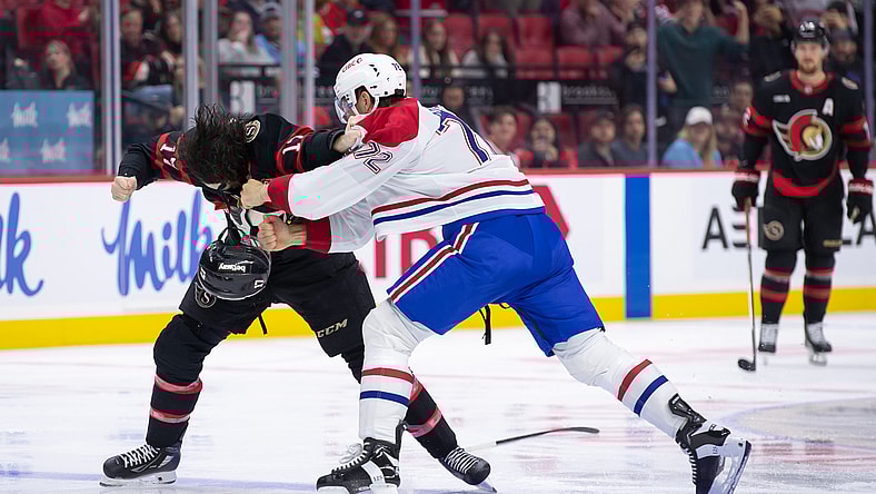 NHL: Preseason-Montreal Canadiens at Ottawa Senators, arber xhekaj