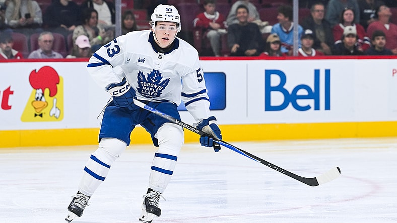 NHL: Easton Cowan, Toronto Maple Leafs rookie