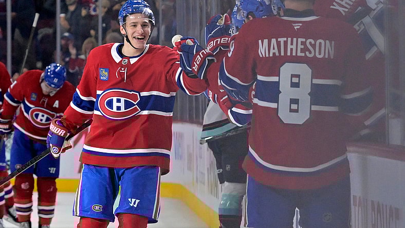 NHL: Seattle Kraken at Montreal Canadiens, forward ivan demidov