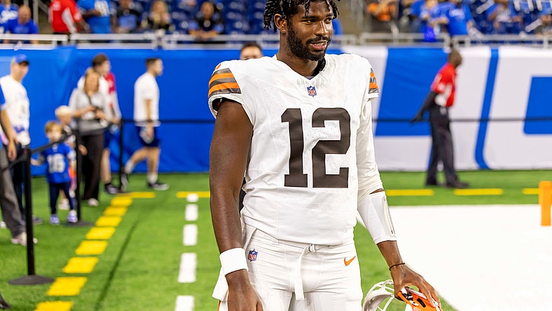 Cleveland Browns quarterback Shedeur Sanders