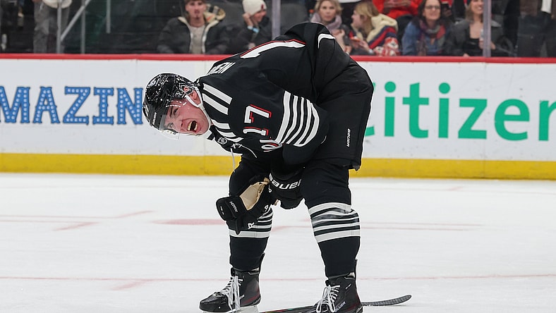 NHL: Detroit Red Wings at New Jersey Devils