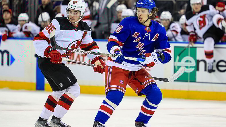 NHL: New Jersey Devils at New York Rangers