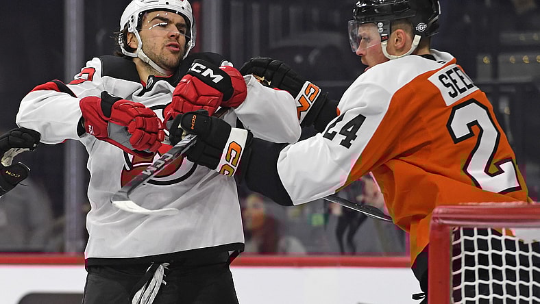 NHL: New Jersey Devils at Philadelphia Flyers