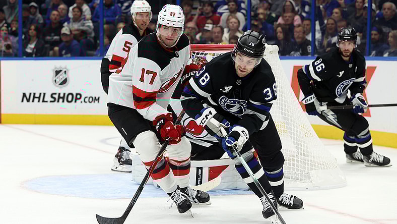 NHL: New Jersey Devils at Tampa Bay Lightning
