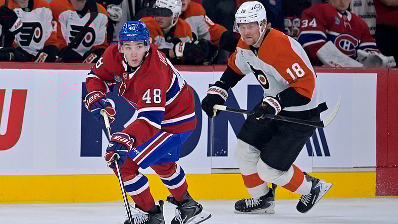 NHL: Preseason-Philadelphia Flyers at Montreal Canadiens, lane hutson