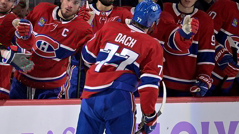 NHL: Utah Mammoth at Montreal Canadiens, kirby dach