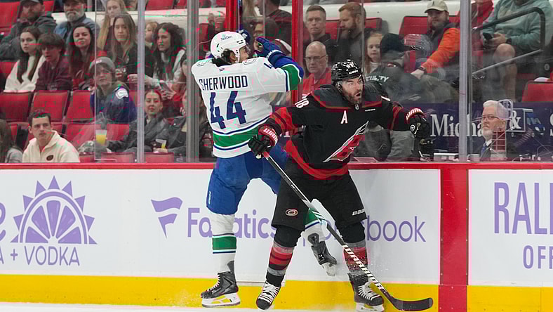 NHL: Vancouver Canucks at Carolina Hurricanes