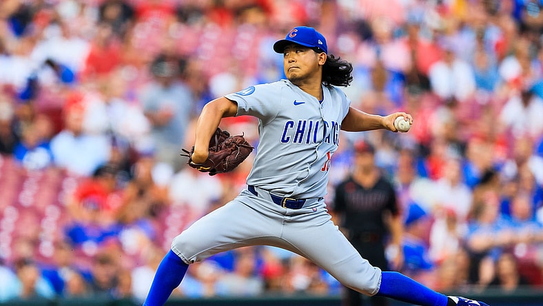 Chicago Cubs pitcher Shota Imanaga