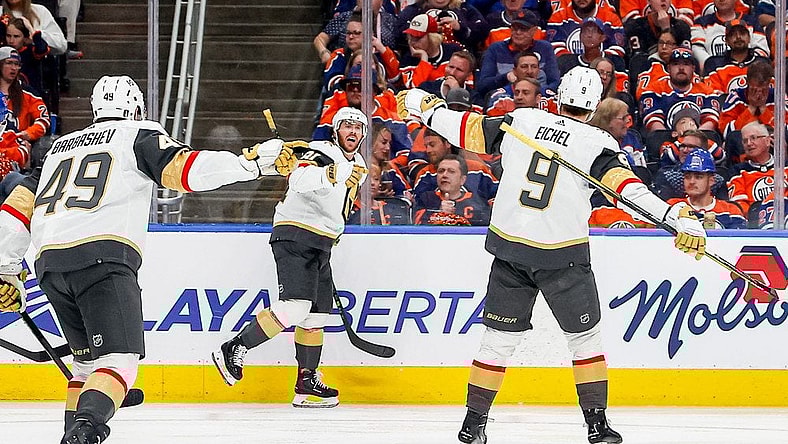 Vegas Golden Knighs, Jack Eichel, Jonathan Marchessault