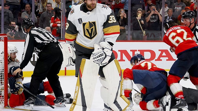 Vegas Golden Knights, Adin Hill, Game 4 punches
