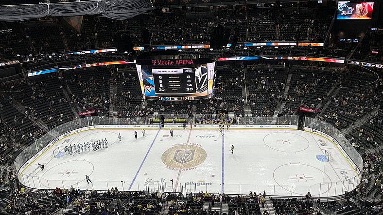 Golden Knights preseason L against the San Jose Sharks 10/3/2025