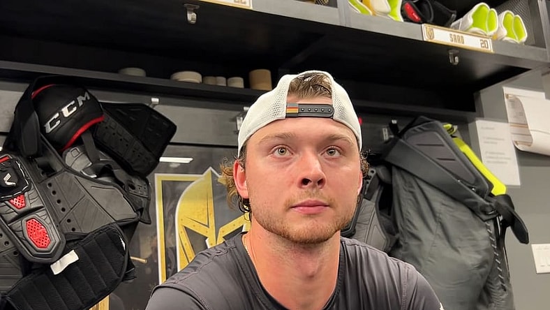 Cole Schwindt Vegas Golden Knights training camp 9/19/2025