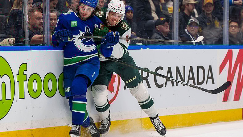 NHL: Minnesota Wild at Vancouver Canucks
