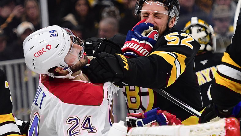 NHL: Montreal Canadiens at Boston Bruins