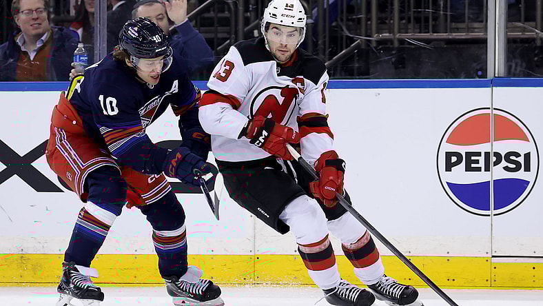 NHL: New Jersey Devils at New York Rangers