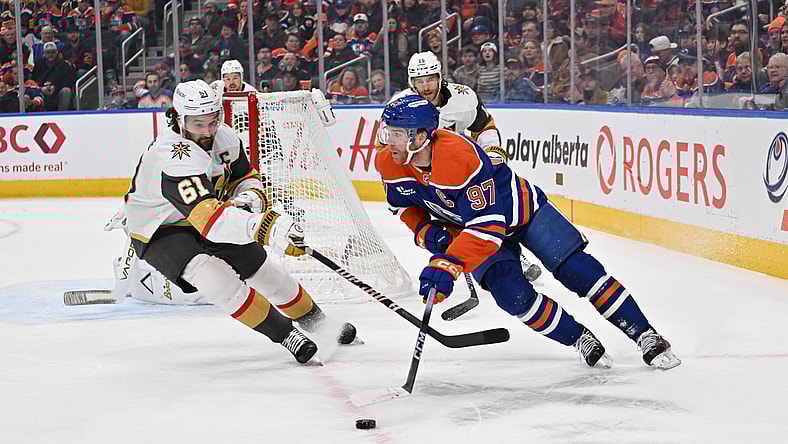 NHL: Vegas Golden Knights at Edmonton Oilers