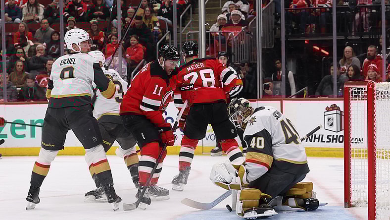 NHL: Vegas Golden Knights at New Jersey Devils