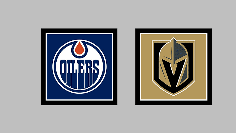Vegas Golden Knights vs Edmonton Oilers HOME Gameday Graphic
