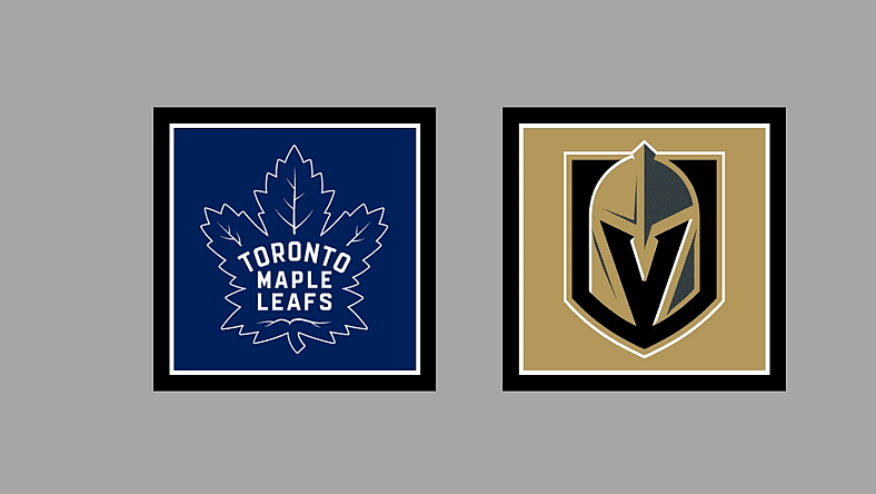 Vegas Golden Knights - Toronto Maple Leafs Gameday Graphic HOME