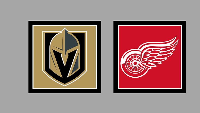 Vegas Golden Knights vs Detroit Red Wings AWAY Gameday Graphic