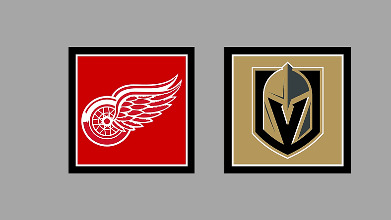 Vegas Golden Knights vs Detroit Red Wings HOME Gameday Graphic