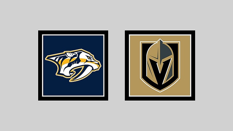 Vegas Golden Knights vs Nashville Predators HOME Gameday Graphic