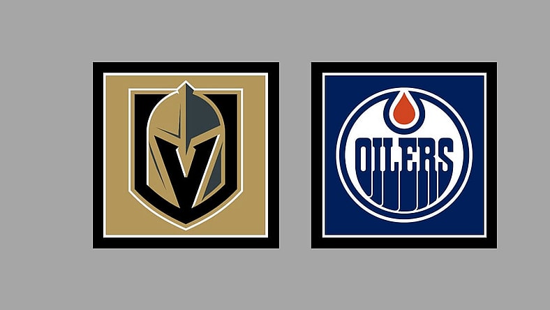 Vegas Golden Knights vs Edmonton Oilers AWAY Gameday Graphic
