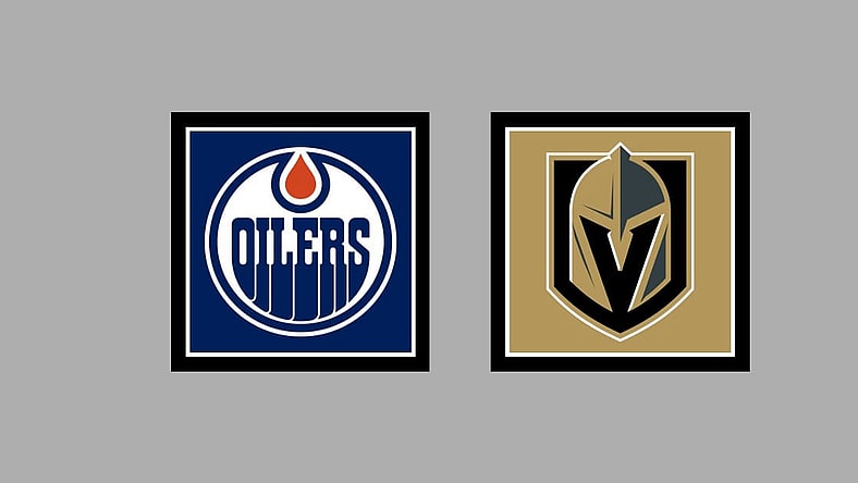 Vegas Golden Knights vs Edmonton Oilers HOME Gameday Graphic
