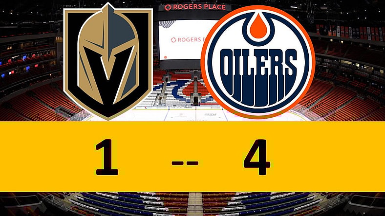 Vega Golden Knights game, 4-1 loss Edmonton Oilers Game 4