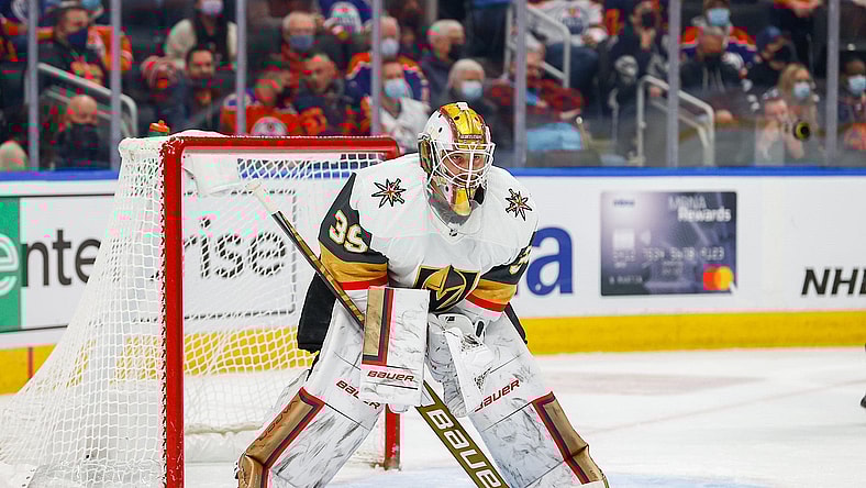 Laurent Brossoit Vegas Golden Knights (Photo- Vegas Golden Knights via Twitter)