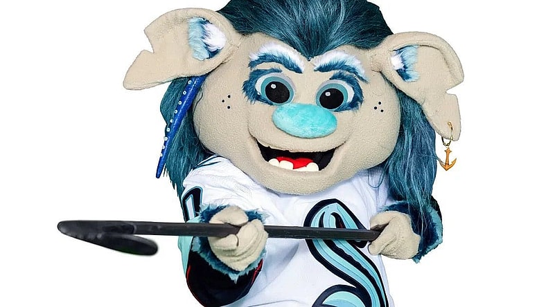 Buoy the Troll, Seattle Kraken mascot (Photo- Seattle Kraken)